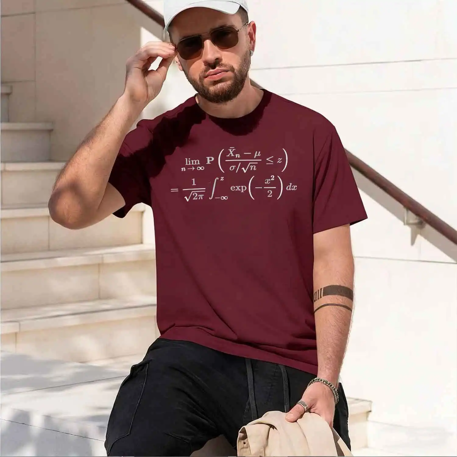 Central Limit Theorem Probability, Statists & Data Science T-Shirt Print Original Design Gifts T Shirts Camiseta Hombre 2026 New view 6