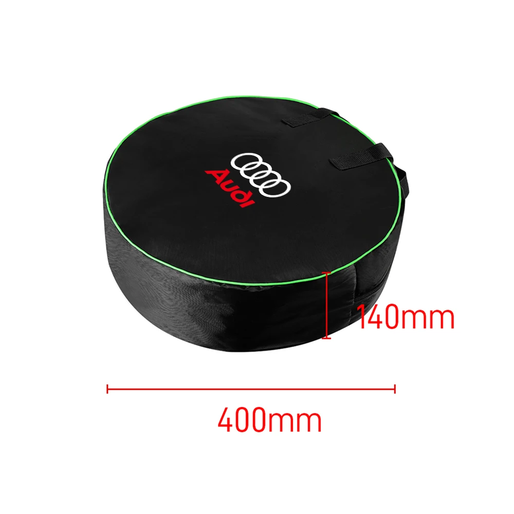 Car Charging Cable Storage Carry Bag Round Charger Cables Carry Bag for Audi Sline A3 8P 8L 8V A4 B8 B6 B7 B9 A6 C6 C7 S5 A7 A5 view 4