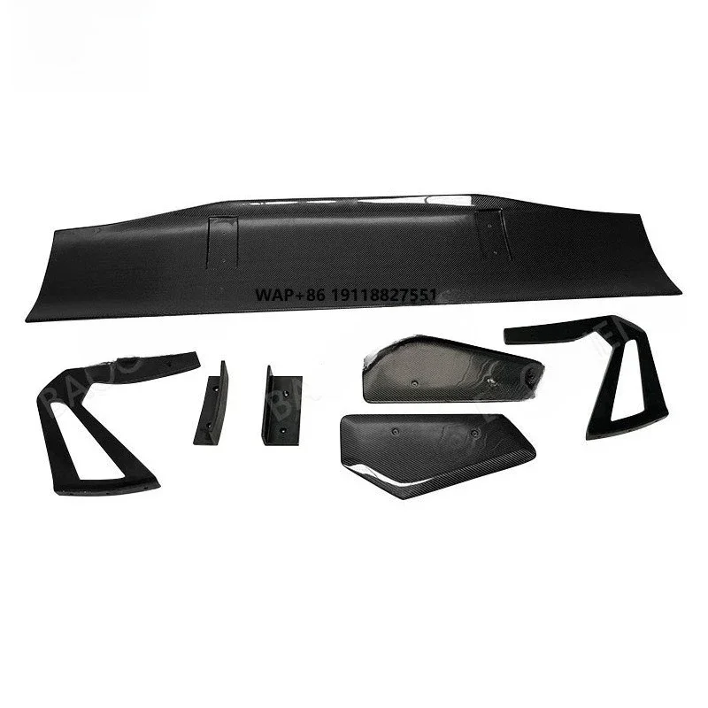 

High Quality Real Carbon Fiber BC Style Rear Trunk Spoiler Big Tail Wing for Mustang 2015-2021 Performance Bodykit