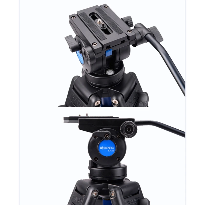 RISE-Quick Release Plate,Camera Quick Release Plate Adapter For Benro KH25/KH26/KH25N/KH26NL Camera Accessories