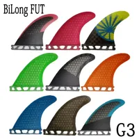 BiLong Futures G3  Small Surfboard Fins Carbon Fiber quilhas surf Fins Thrusters Honeycomb Surf board  Sup fin  Surfboard fins