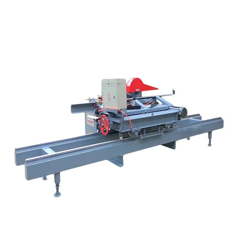 Easy  Timber Log Plank Sliding Table Saw Wood Table Sawmill Operation Precision
