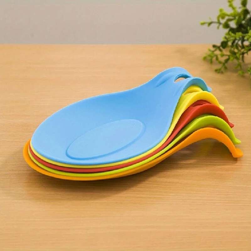 1Pc Multi Mat Kitchen Tools Silicone Mat Insulation Placemat Heat Resistant Put A Spoon Kitchen Accessories Free Shipping Items
