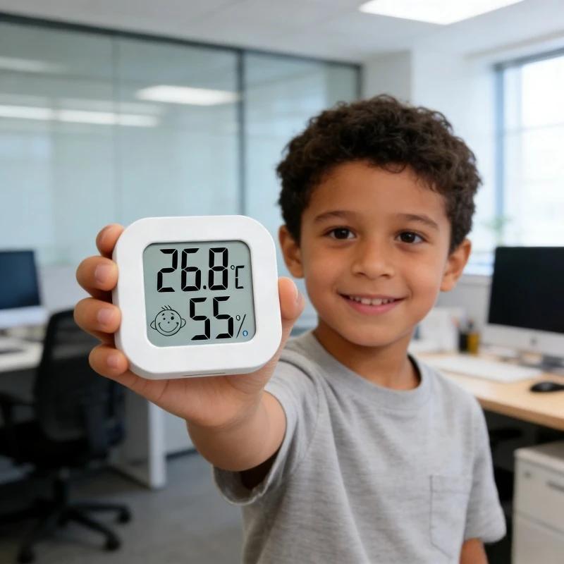 

2PCS LCD Digital Thermometer Hygrometer Indoor Room Electronic Temperature Humidity Meter Sensor Gauge Weather Station For Home