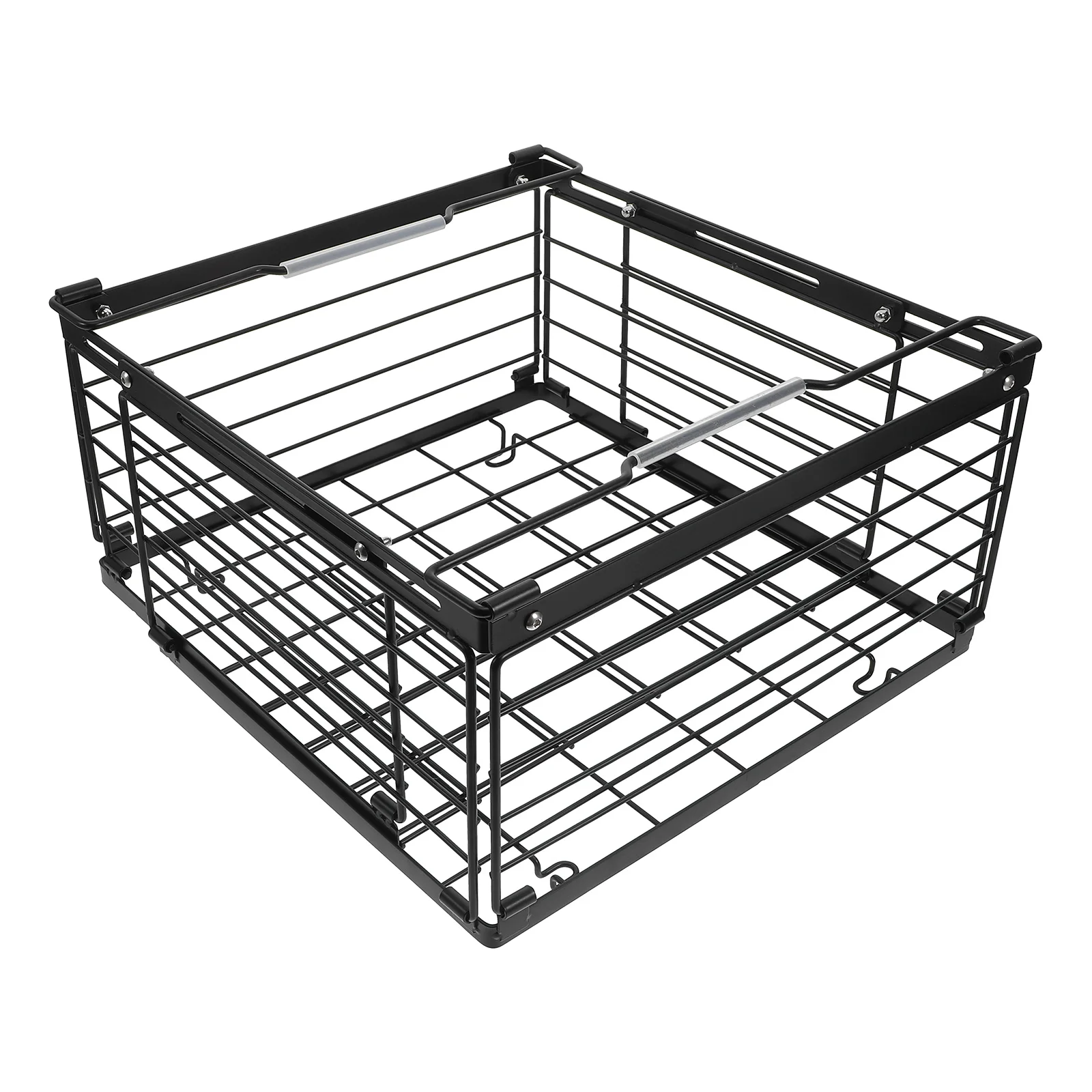 

Storage Baskets Metal Hanging Wire Bins Food Organizer Rack Chest Freezer Prevent Food Waste Multi Layer Airflow Friendly