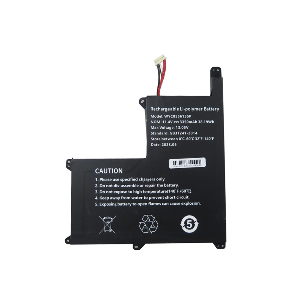 

Laptop Battery WTL8556155P WYC8556155P 11.4V 3350mAh 38.19Wh New