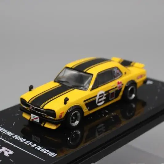 INNO 1:64 Nissan 2000 GT-R, modelo de coche fundido a presión, juguetes para niños, regalo