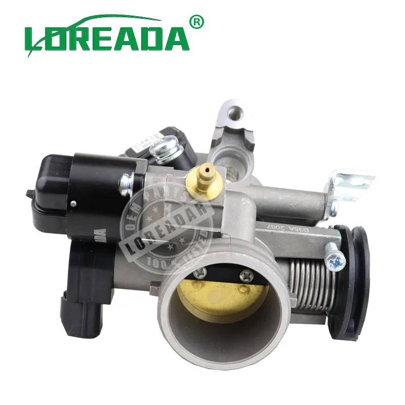 

LOREADA Genuine 35mm Throttle Body For CHERY QQ UAES 1.0L/1.3L Engine Wuling Motors WULING 6360 HAFEI 1.0 1.3L 462 Delphi System