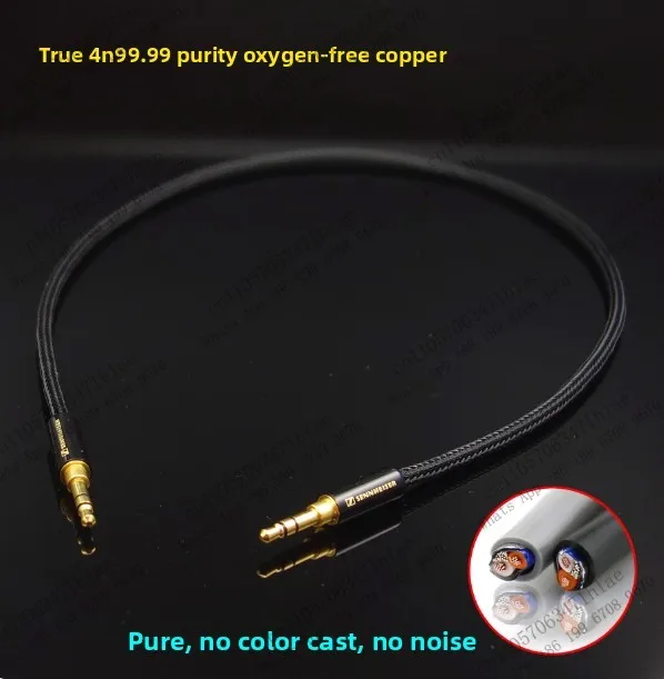 1PCS Carefully Crafted 3.5mm to 2 RCA Audio Cable Recording Cable Signal Cable/4N Oxygen-Free Copper