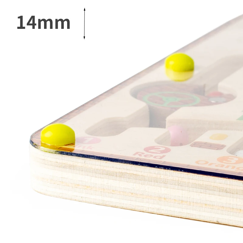 유아 교육 퍼즐 활동 보드, 교육용 마그네틱 컬러 및 숫자 미로 계산 매칭 장난감 학습