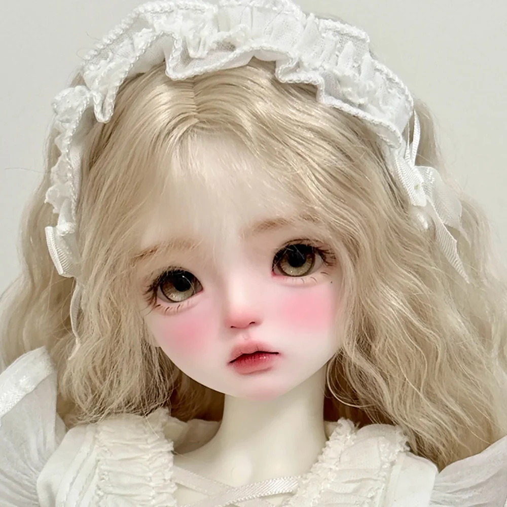 

Прекрасная голова куклы 1/4 BJD без макияжа, милая девушка, смоляная голова куклы «сделай сам», без макияжа, аксессуары для кукол, игрушки BJD