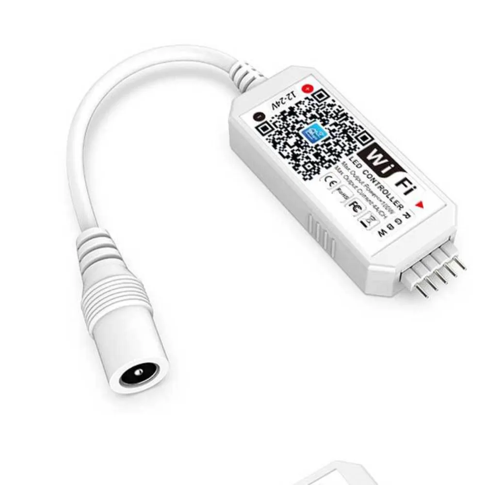 

Функция синхронизации освещения панели Wi-Fi RGBW WiFi LED Контроллер Wi-Fi RGBW Управление смартфоном Контроллер Wi-Fi RGB