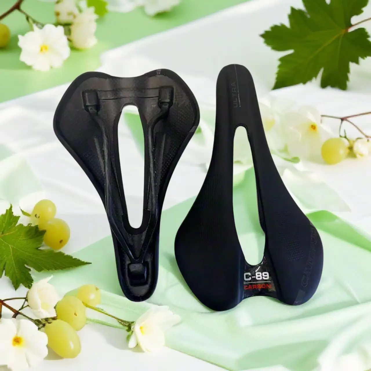 

Campus Super Light Carbon Saddle 248x145mm 10g MTB Road Bike Leather Cushion Cycling Seat for Men Women