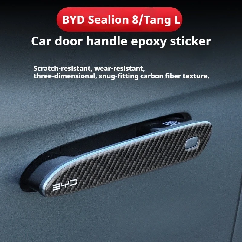 

Fit For BYD Sealion 8 Tang L Dmi/P Car Door Handle Sticker Modification Special Drip Glue Handle Protection Anti-Scratch