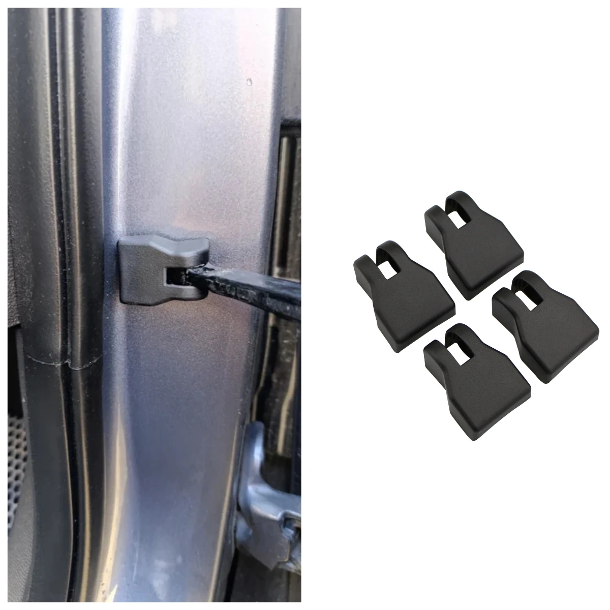 4Pcs Car Door Stopp…