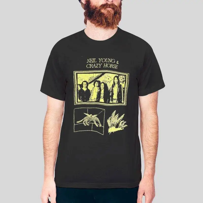 تي شيرت Neil Young Fan Art للجنسين، هدية للمعجبين، هدية للرجال والنساء