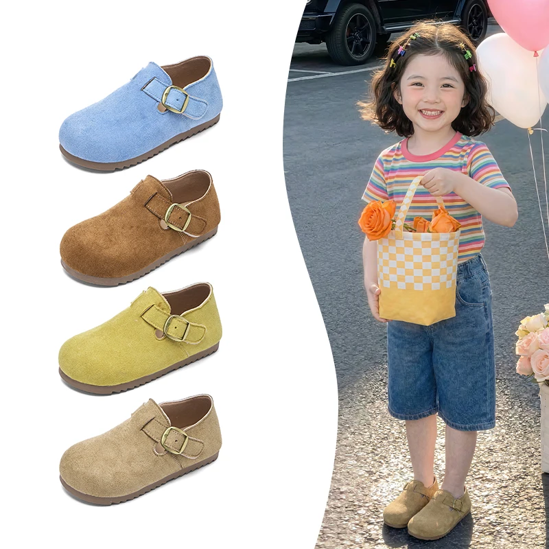 

Children Casual Retro Shoes Fashion Kids Leather Shoes Britain Style Boys Moccasin Shoes Simple 2026 Autumn and Spring New