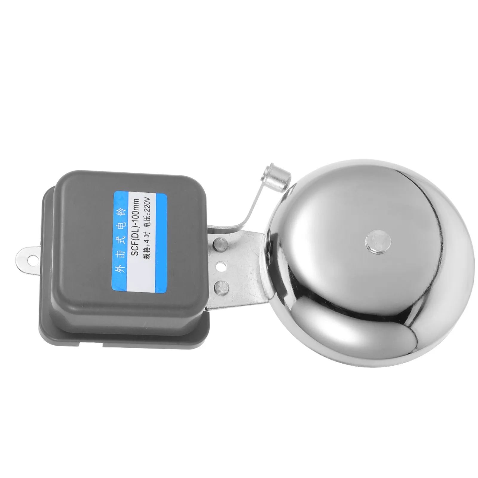 Electric Bell Loud Chromed Cast Iron for School Factory Doorbell Alarm Signal Chime Electric Voltage Bell Chime Alarm