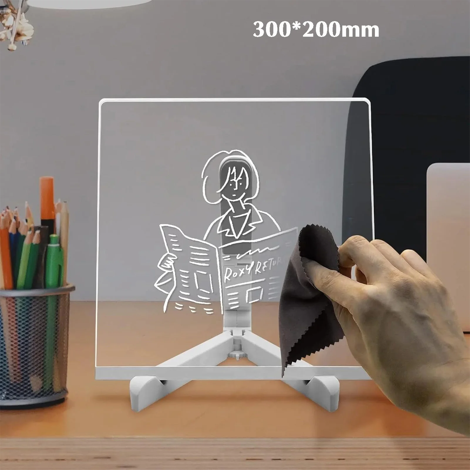 LED Note Board with Colors Memo LED Letter Message Board for Home Office Restaurants Bar