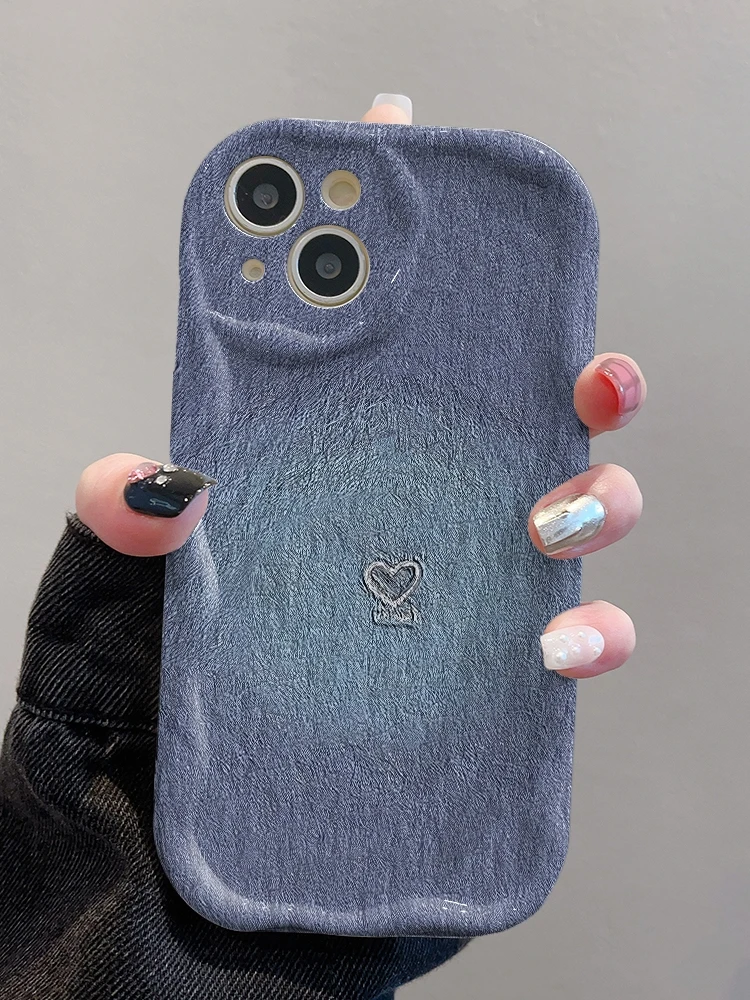 Love Blue Phone Case For Samsung Galaxy S24 S23 Ultra S20 FE S21 S24 Plus A05 J7 J2 Prime G530 Soft Silicone Cover