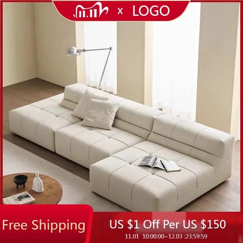 

Puff Italian Sofa Designer Module Combination Corner Sofa White Back Sillon Relax Reclinable Para Salon Living Room Furniture