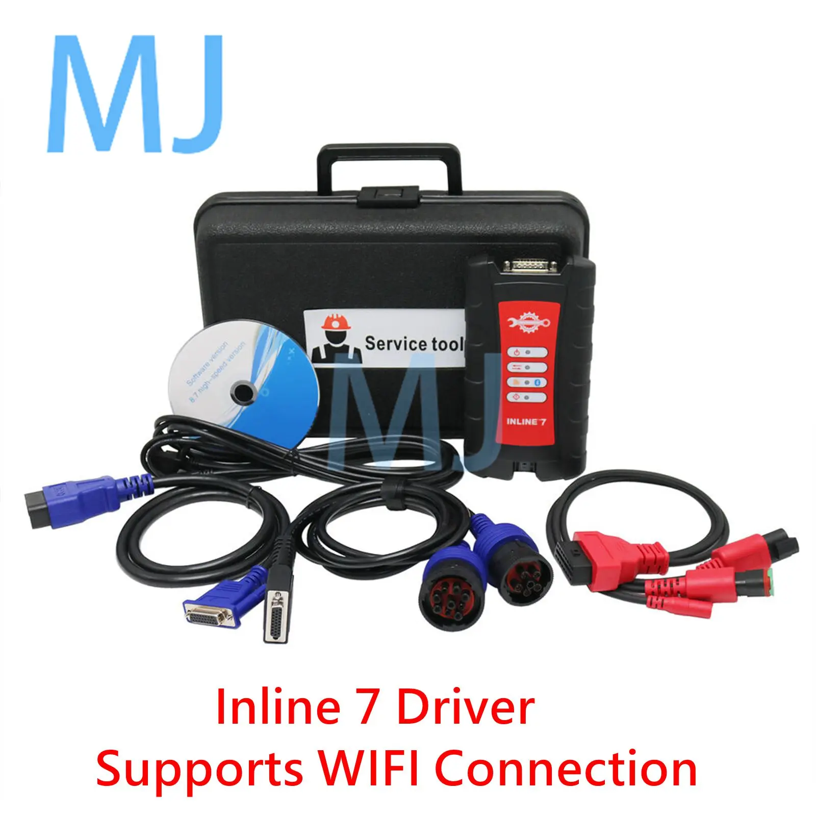 For Cummins INLINE 7 Driver Diagnostic Scanner Tool Kit Engine Control ECU ECM With 9.3 Software Support WIFI Connect