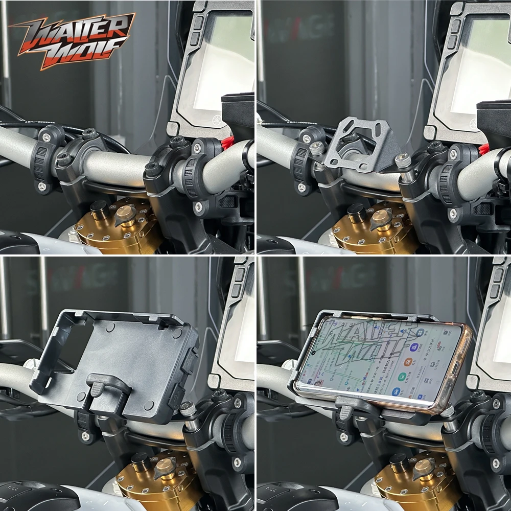 Tenere 700 Motorcycle Smart Phone Stand Holder GPS Navigation Plate Bracket For Yamaha Tenere 700 Rally World Raid XTZ07 XTZ700