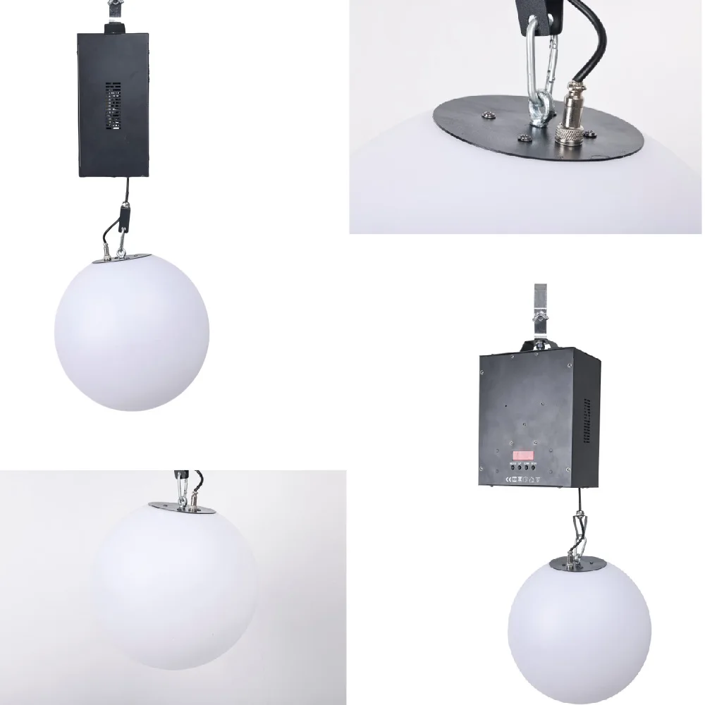 Boule de levage LED CNC pour scène, performance sur scène, atmosphère changeante de couleur