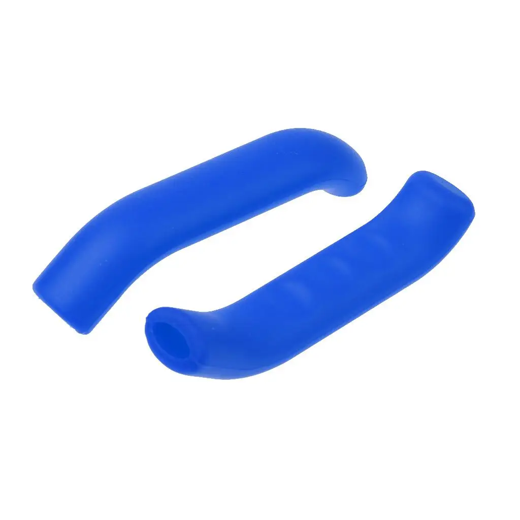 

1 Pair Silica Gel Mountain Bike Brake Handle Lever Sleeve Protector Cover Blue/Black/Red