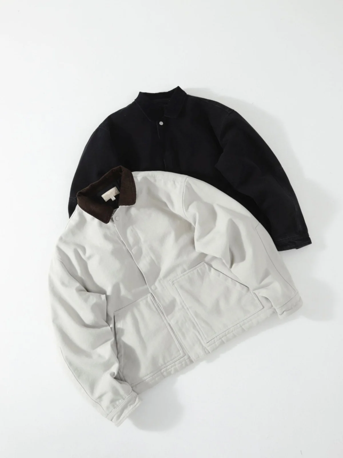 

Винтажная американская уличная куртка Waed из плотного вельвета с воротником-стойкой, хлопковая, бренд Maytown