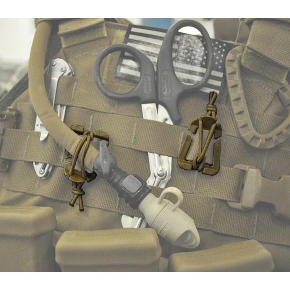 ايمرسونجير التكتيكية ITW ويب المسيطر مول على ظهره حلقة تسلق EDC أداة مطاطا حبل حزام مشبك اللفاف