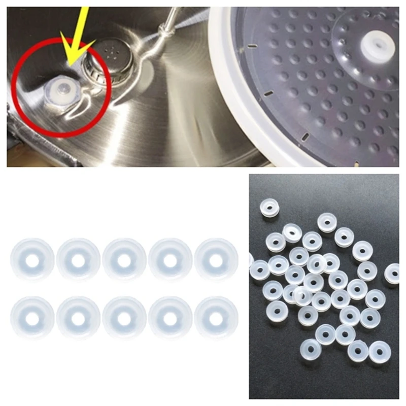 10 шт., универсальные сменные поплавковые уплотнители для скороварки, запасные части для безопасной плиты для электрической