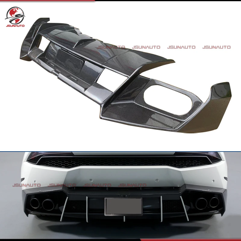 

Задний диффузор из углеродного волокна для Lamborghini Huracan EVO LP580 LP610, задний бампер, комплект кузова в стиле M, модифицированные аксессуары