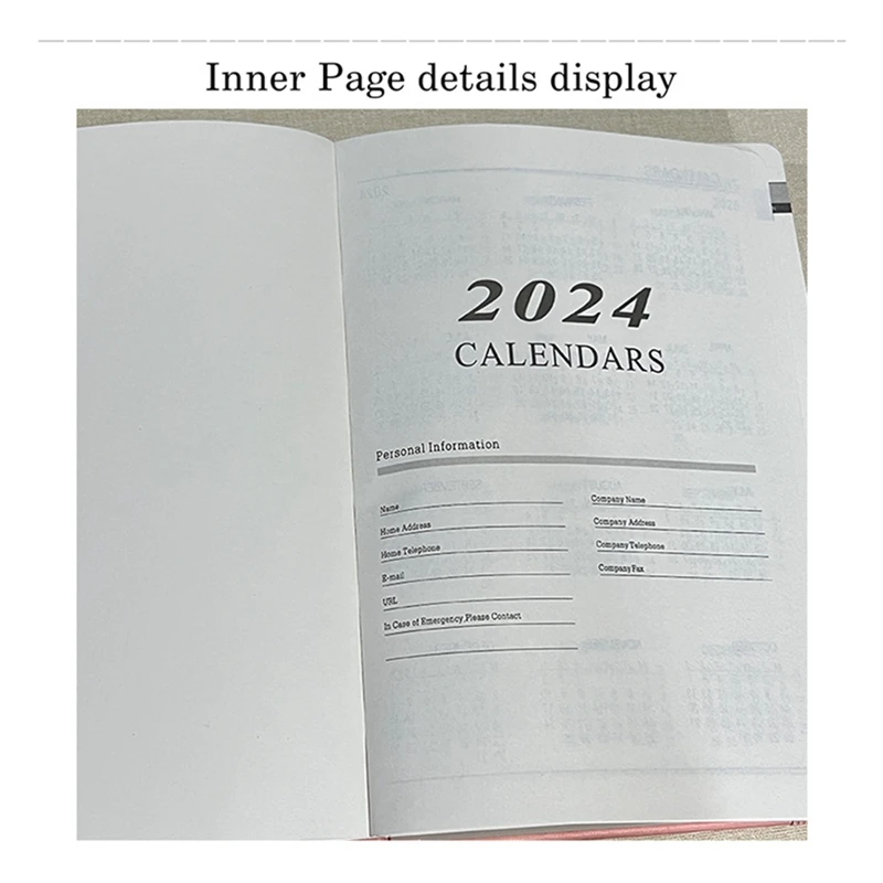2024 Diary A5 Diary Week To View A5 Daily Planner Notebook For Office Christmas Gift Diary For 2024