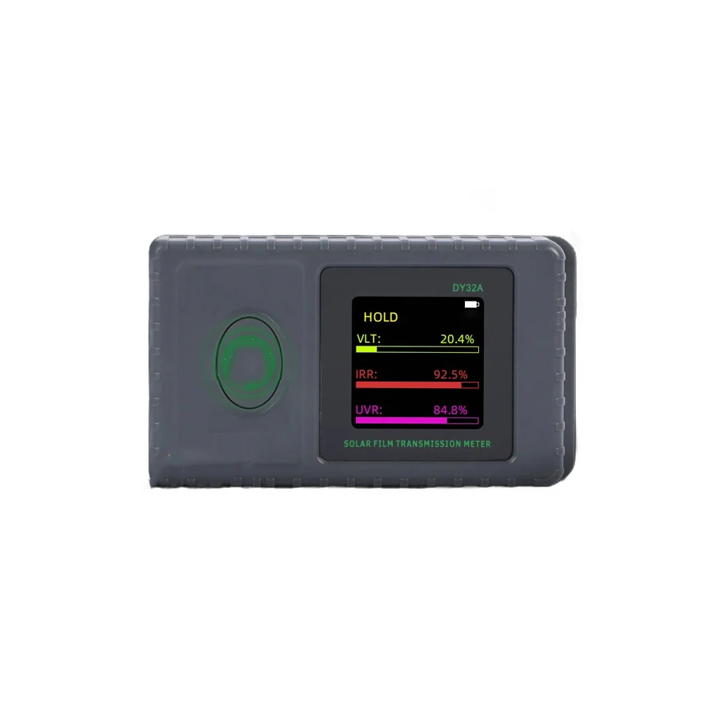 

Portable Window Film Solar Transmittance Meter Measuring UV Visible Light and Infrared with Lock Data Function