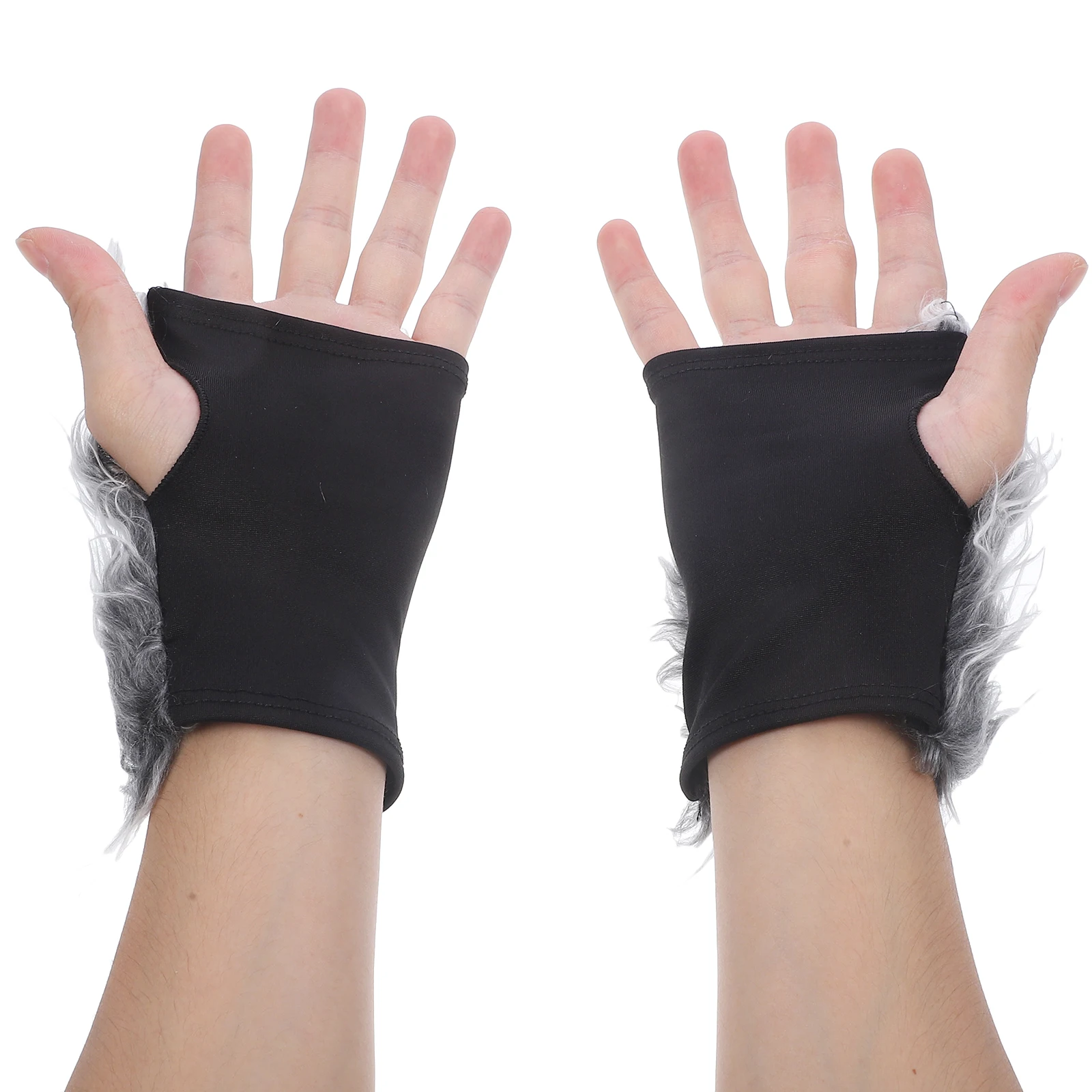 

Wolf Costume Glove Tail Set Animal Cosplay Accessories Photo Props Role Play Kit Themed Apparel Cosplay