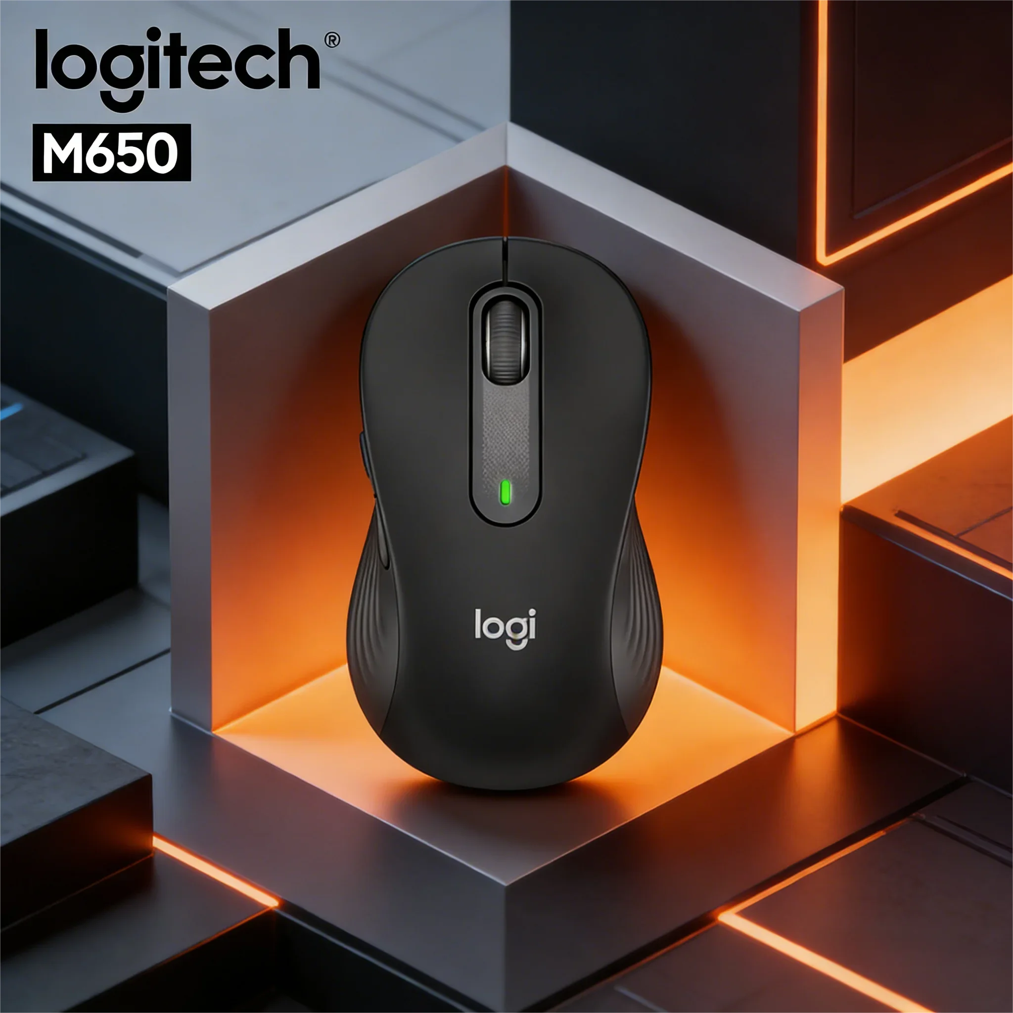 

Logitech M650/M650L wireless Bluetooth dual-mode mouse, suitable for all office computers, silent and portable Sweat resistant