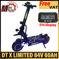 MINIMOTORS DT X Limited 84V 60Ah Battery 2000W*2 Motor EY4 Display 13inch Tire Top Speed 110km/h Four Piston Caliper X Limited