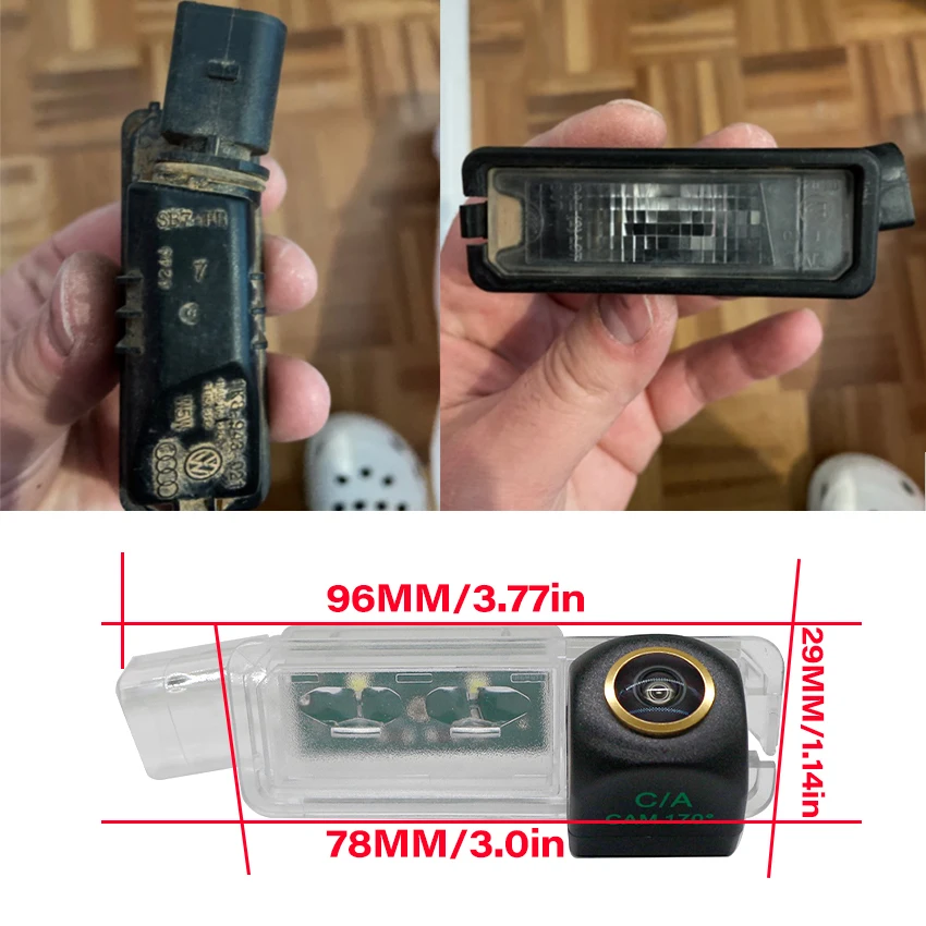 ポルシェパナメーラボクスター987 981 2008〜2017用リアビューカメラ,CCDバックアップカメラ,ナイトビジョン,ナンバープレートカメラ