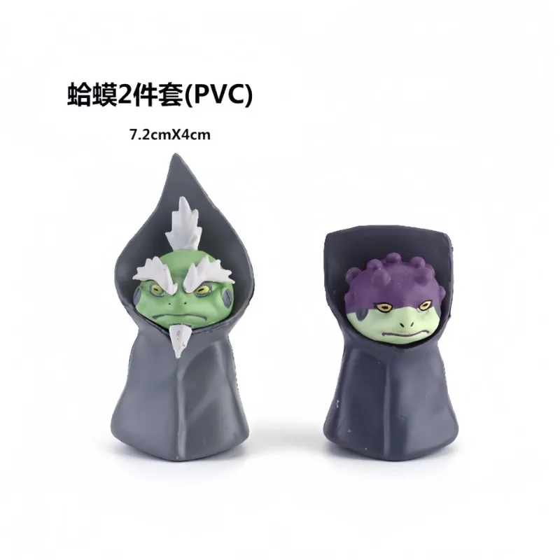 5,5 cm Whirlpool Naruto Nieśmiertelnik Figurki Anime Periferyjne Żaba Wróżka Model PVC Statua Ozdoba na Biurko Rękodzieło Prezent Zabawka dla Chłopca