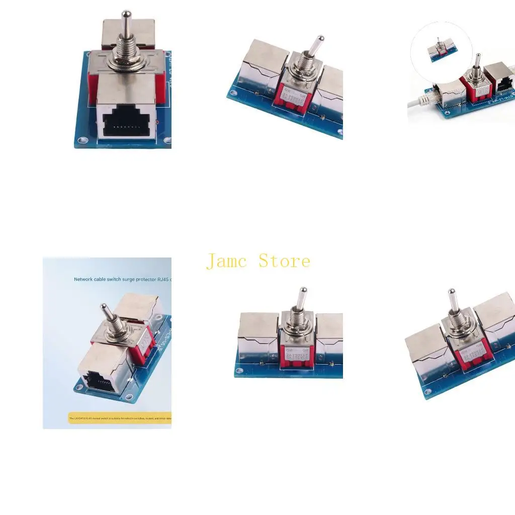 LX0B Double Port RJ45 Networking Switches With Hand Control For Stable Twisted Pair Connection