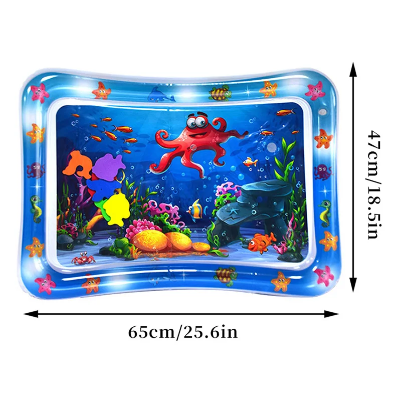 Baby Water Play Mat Inflatable Cushion PVC Infant Tummy Time Toddler Water Pad For Kids Early Education Developing Activity Toys