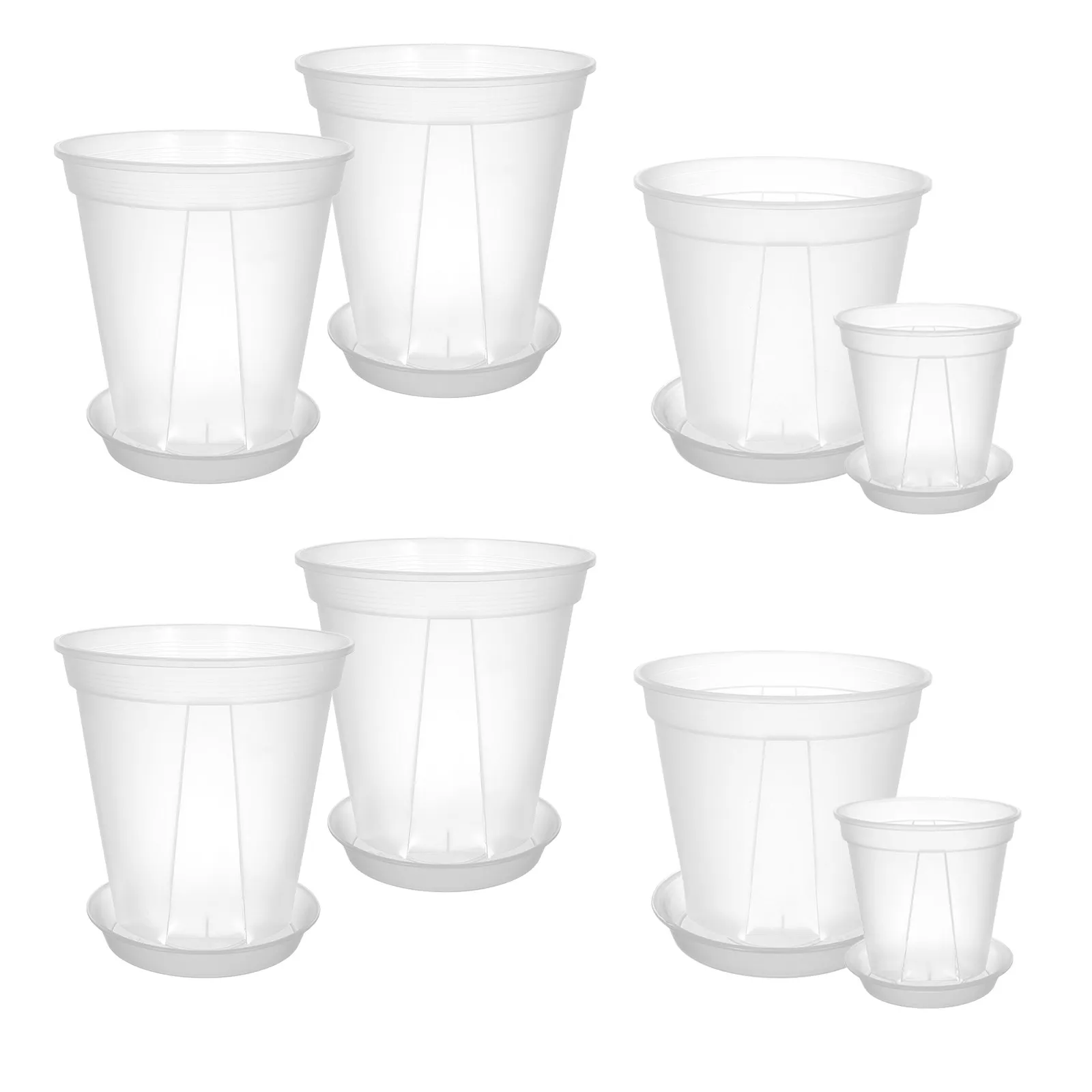 8 pcs Planter Flower Pot Garden Indoor Home Succulent Halloween Christmas New Year Garden Plant Pot Indoor Flower Pot