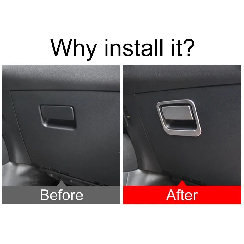 For Toyota Corolla E210 2019 2020 2021 2022 2023 2024 2025 Hybrid Car Co-pilot Storage Box Handle Bowl Cover Trim Sticker