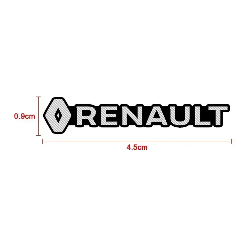 Car audio decorate 3D Aluminum Badge Emblem Sticker For Renault Koleos QM5 QM6 Scenic Megane Fluenec Latitude Clio Accessories