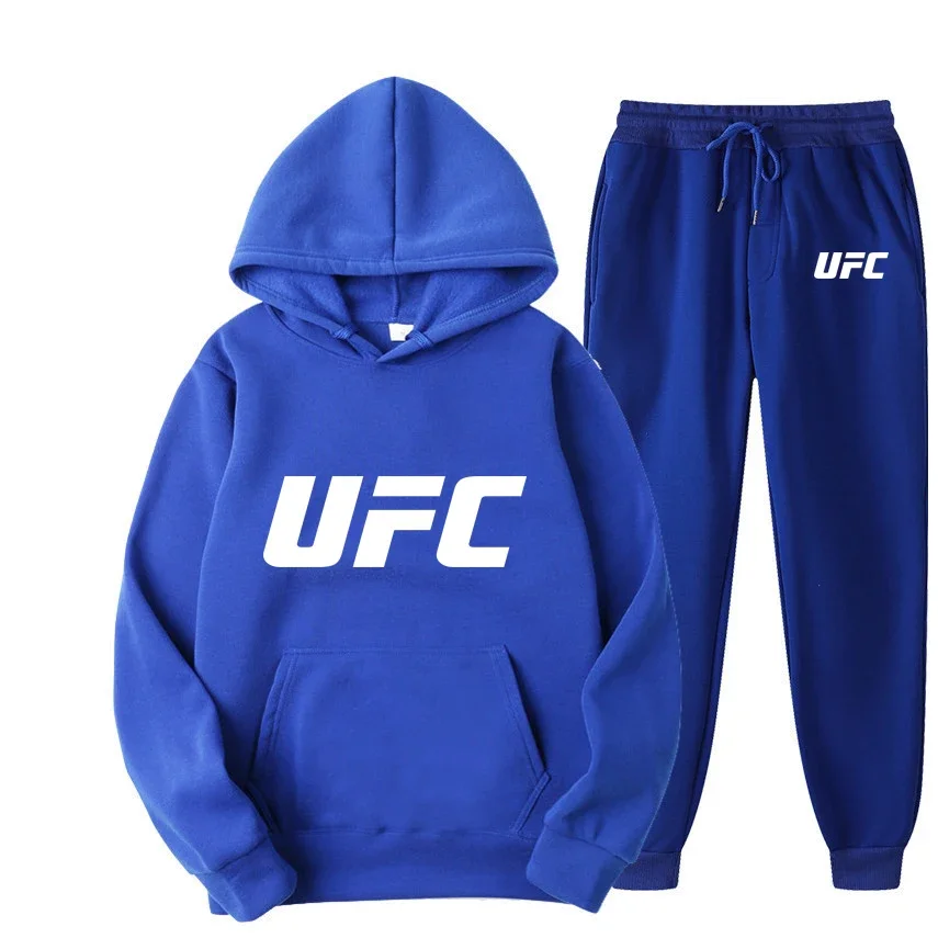 شورت بقلنسوة جديد لمروحة القتال UFC للرجال في الربيع والصيف والخريف والشتاء، قطعتين من الرياضات والملابس الترفيهية في الشوارع