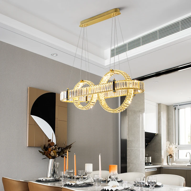 

Modern Restaurant Crystal Chandelier High-end Hotel Villa Led New Living Room Chandelier Creative Bar Club Art Chandelier