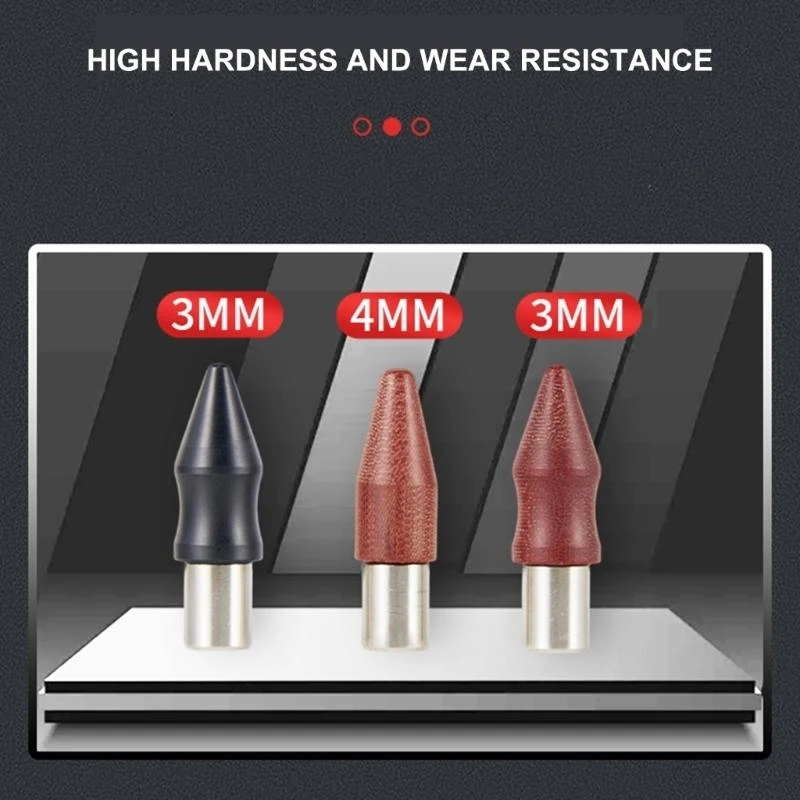 H7BD Pit Knocking Pen with Interchangeable Tips Car Sheet Metal Dent Repair Leveling Pen Automotive Repair Tool