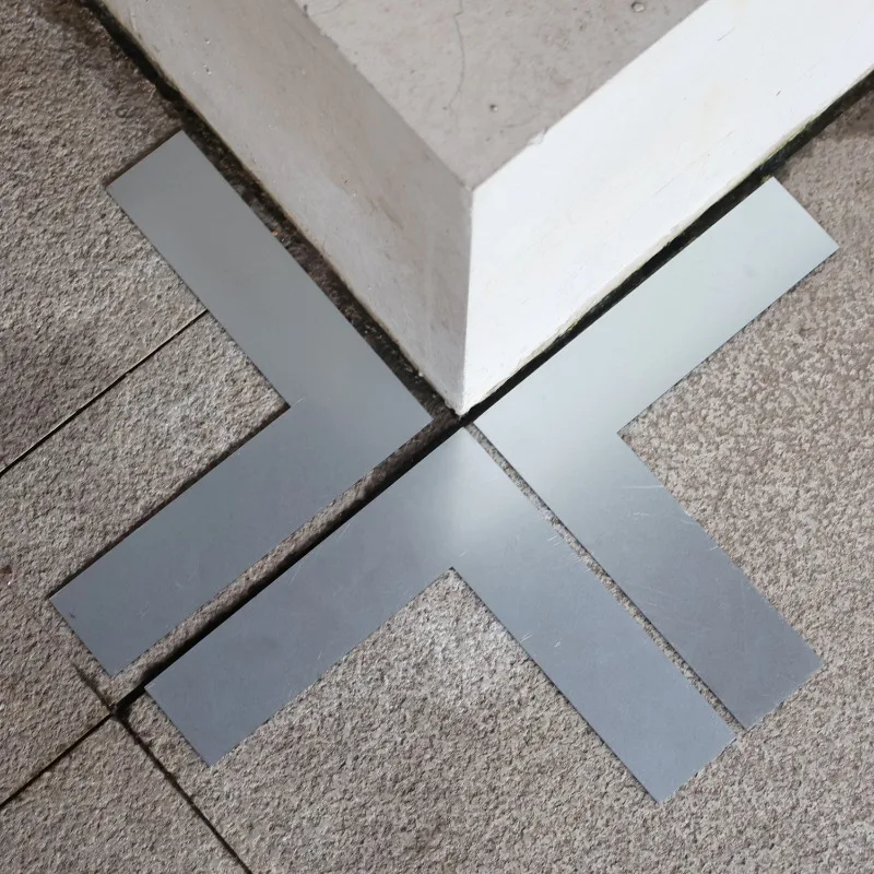 Stainless Steel Corner Ruler Multifunctional 90-degree Measurement Ruler Woodworking Industrial Level Precision Surveying Tools