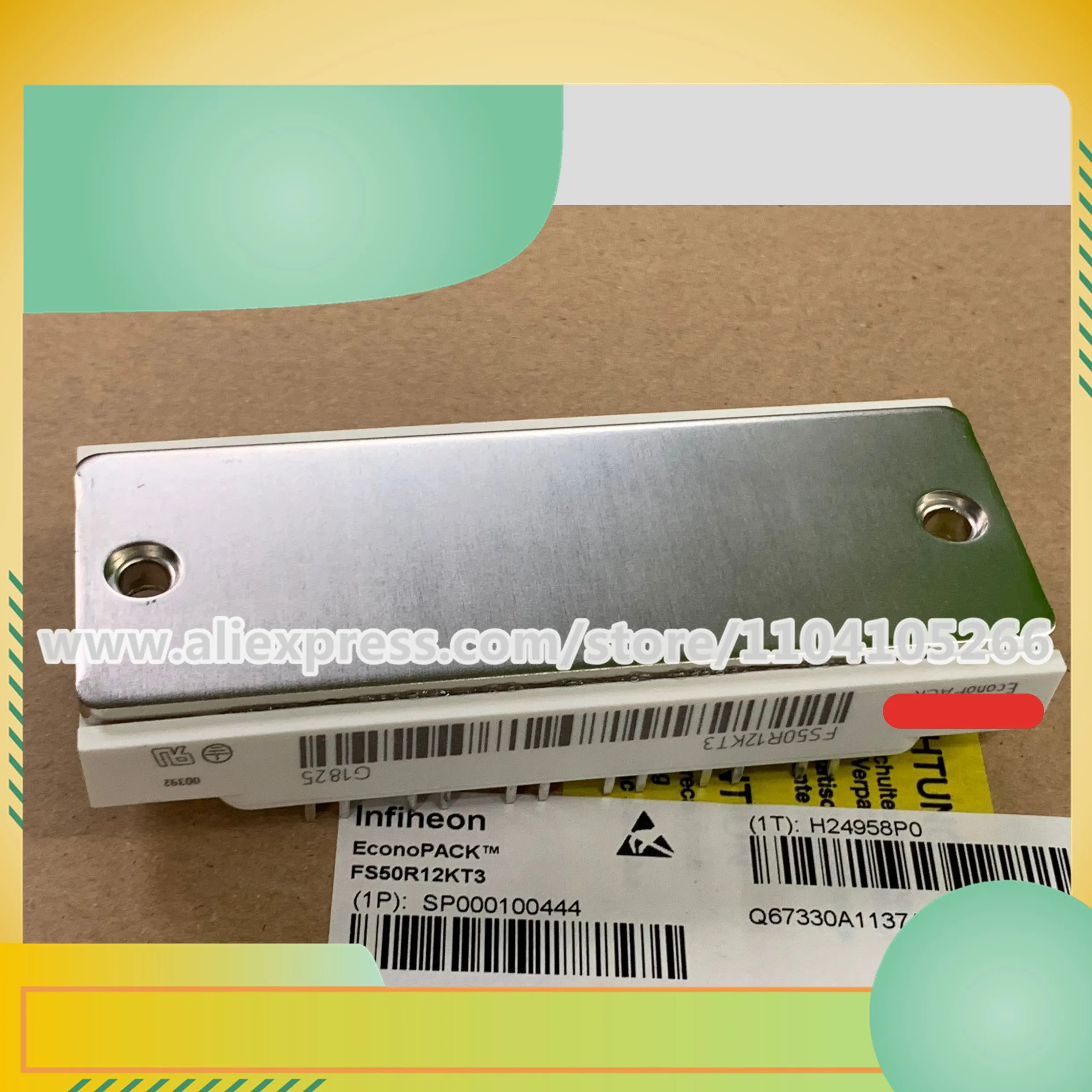 New and original FS50R12KT3 FS50R12KE3  FS75R12KT3 FS75R12KE3 FS75R12KT4-B15 FS50R12KT4-B15 IGBT MODULE Free Shipping